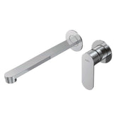Parisi Ellisse II Wall Mixer with 220mm Spout (Individual Flanges) | Chrome